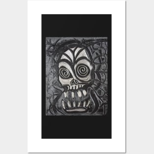 Gunmetal Skull Posters and Art